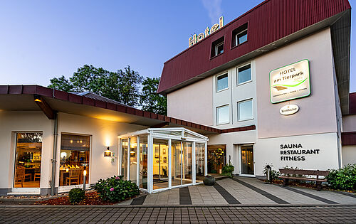 Hoteleingang Hotel am Tierpark Gotha